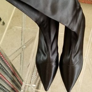 SigersonMorrison middle cuff satin  boots